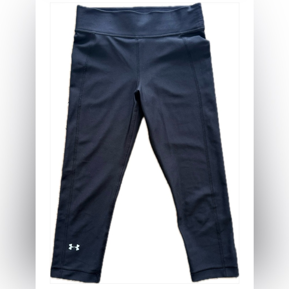 Under Armour  HeatGear Black Capri Compression Leggings Womens S